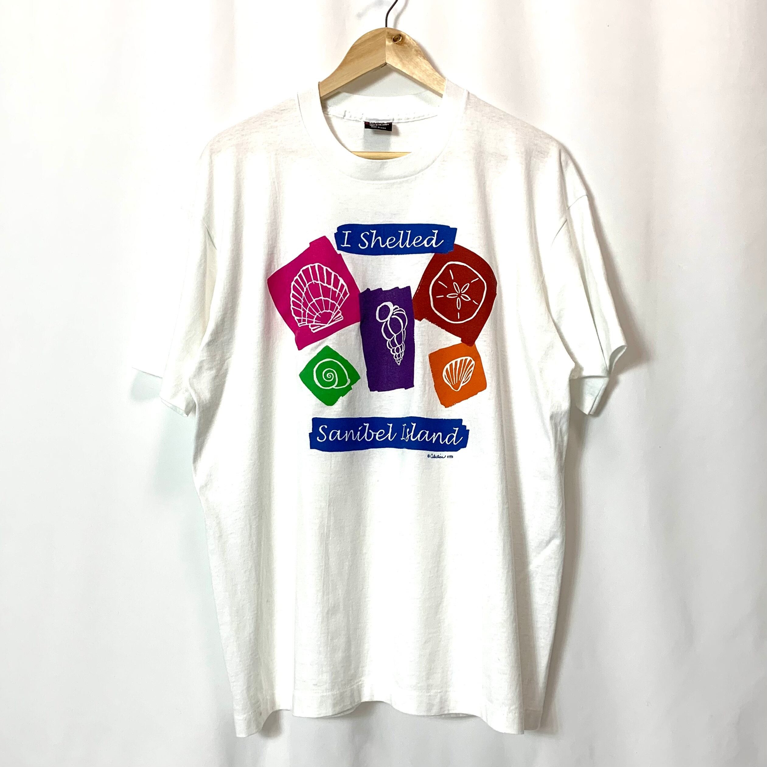 vintage 90s print T-shirt FRUIT OF THE LOOM MADE IN USA