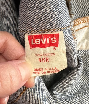 -Levis- Vintage 80s 46R 70506 Denim Jacket made in USA