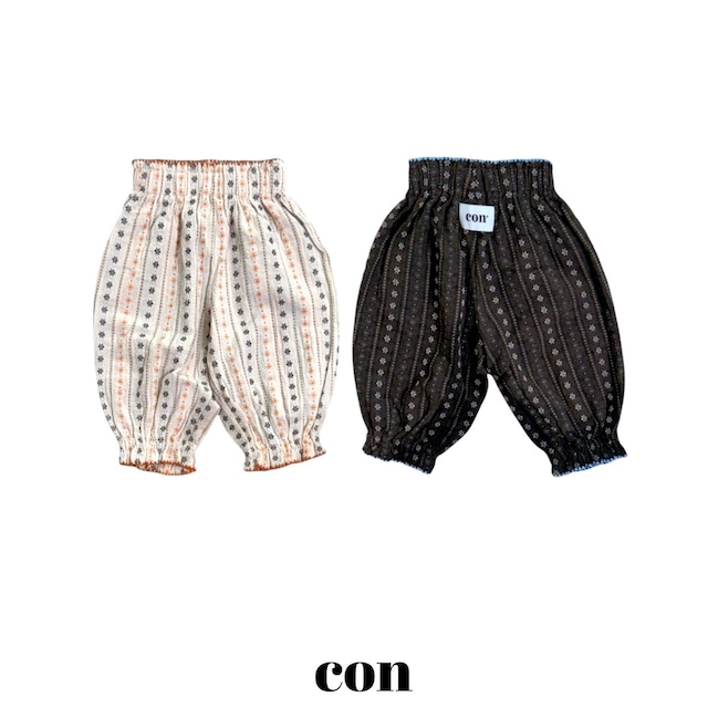 【取寄】con|mellow bloomers|メロウブルマ|XXS-M(1-4号)|toddler|26 autumn