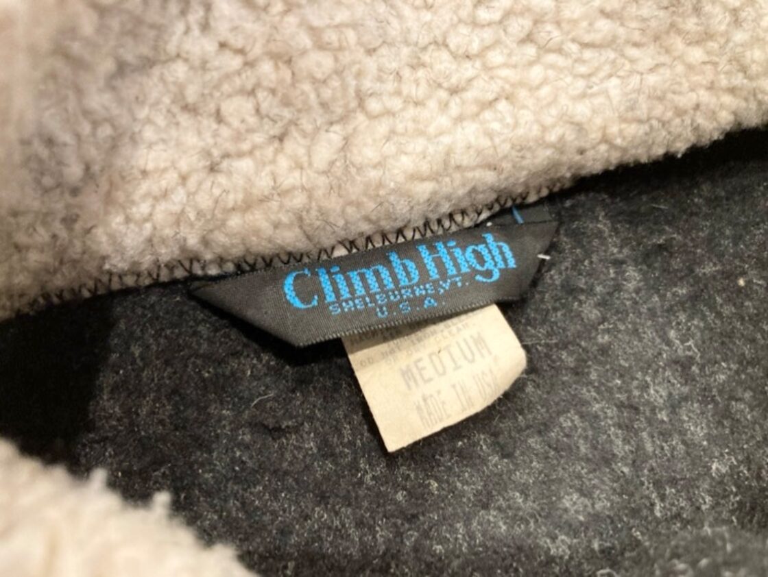 90s CLIMB HIGH PULLOVER FLEECE JACKET made in USA | PAY ID