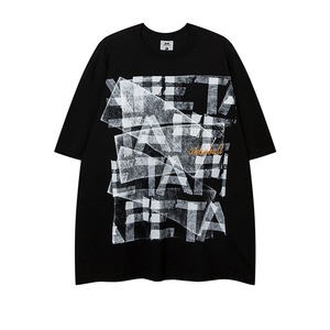 High Street Graffiti Letter Print Hip Hop T-Shirt(MT1150)