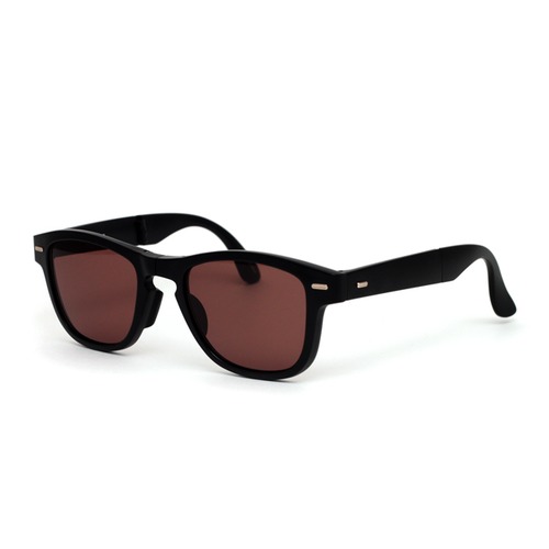 <H-fusion> HFS-709 BLK FOLDING SUNGLASS(折畳式)