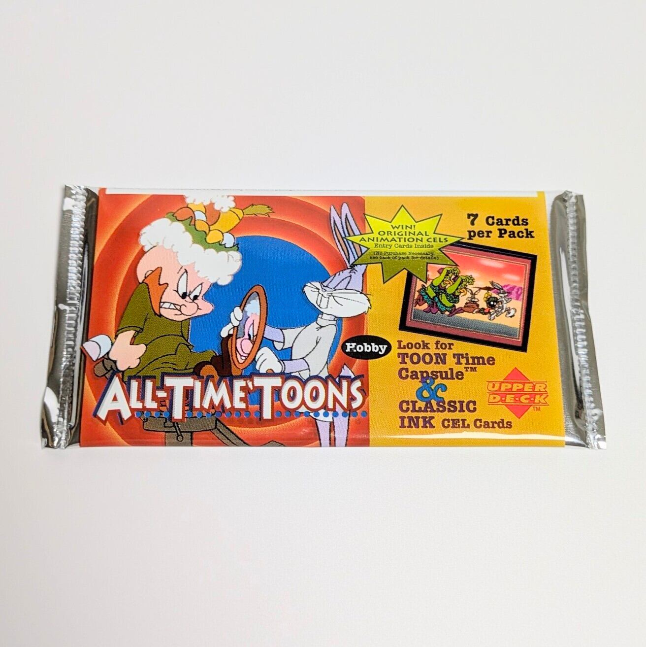 ♧ 送料無料!☆1996年製 UPPER DECK【 ALL-TIME TOONS    ( オールタイム トゥーンズ  】Look for TOON Time Capsule™ &CLASSIC EC INK CEL Cards / VINTAGE トレーディングカード単品 (1個=7CARDS)〚アメリカン雑貨 アメトイ〛