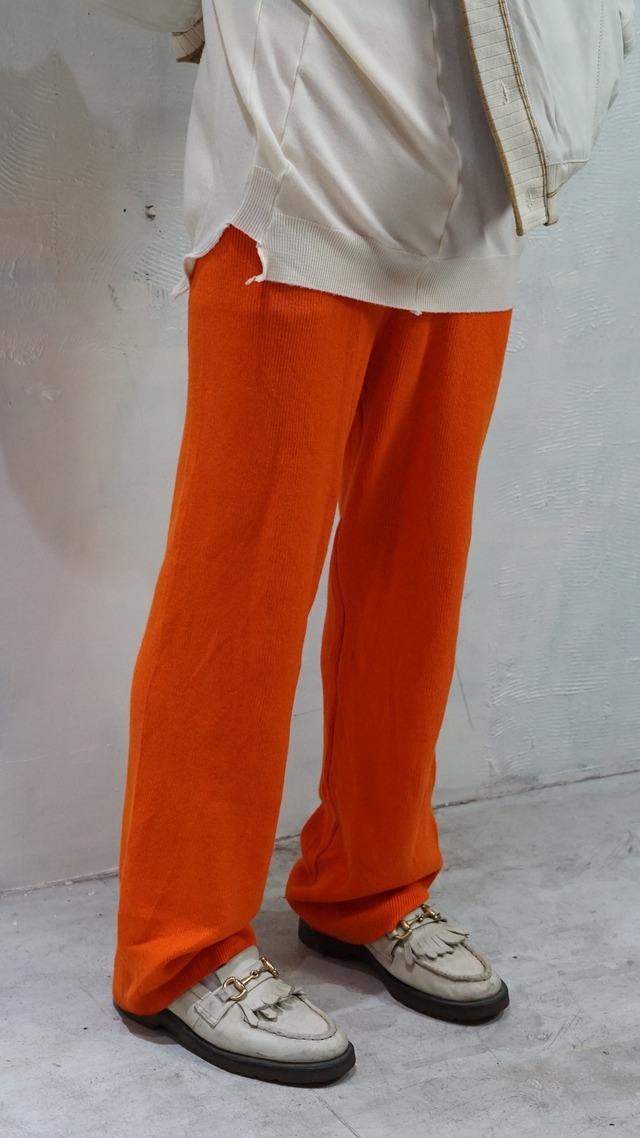 ORENGE KNIT PANTS