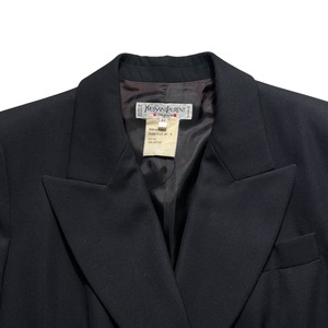 vintage 1980’s YVES SAINT LAURENT RIVE GAUCHE double breasted tailored jacket