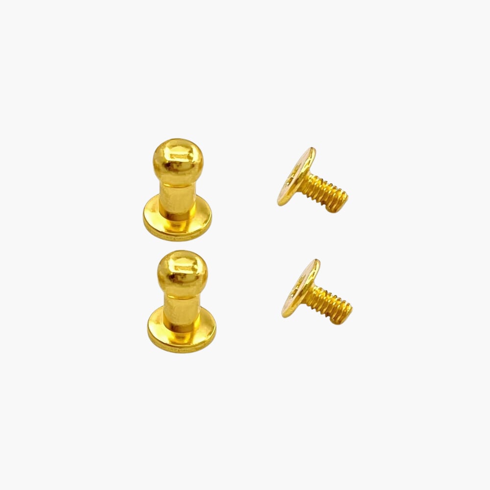 ぎぼし金具（ゴールド）2個