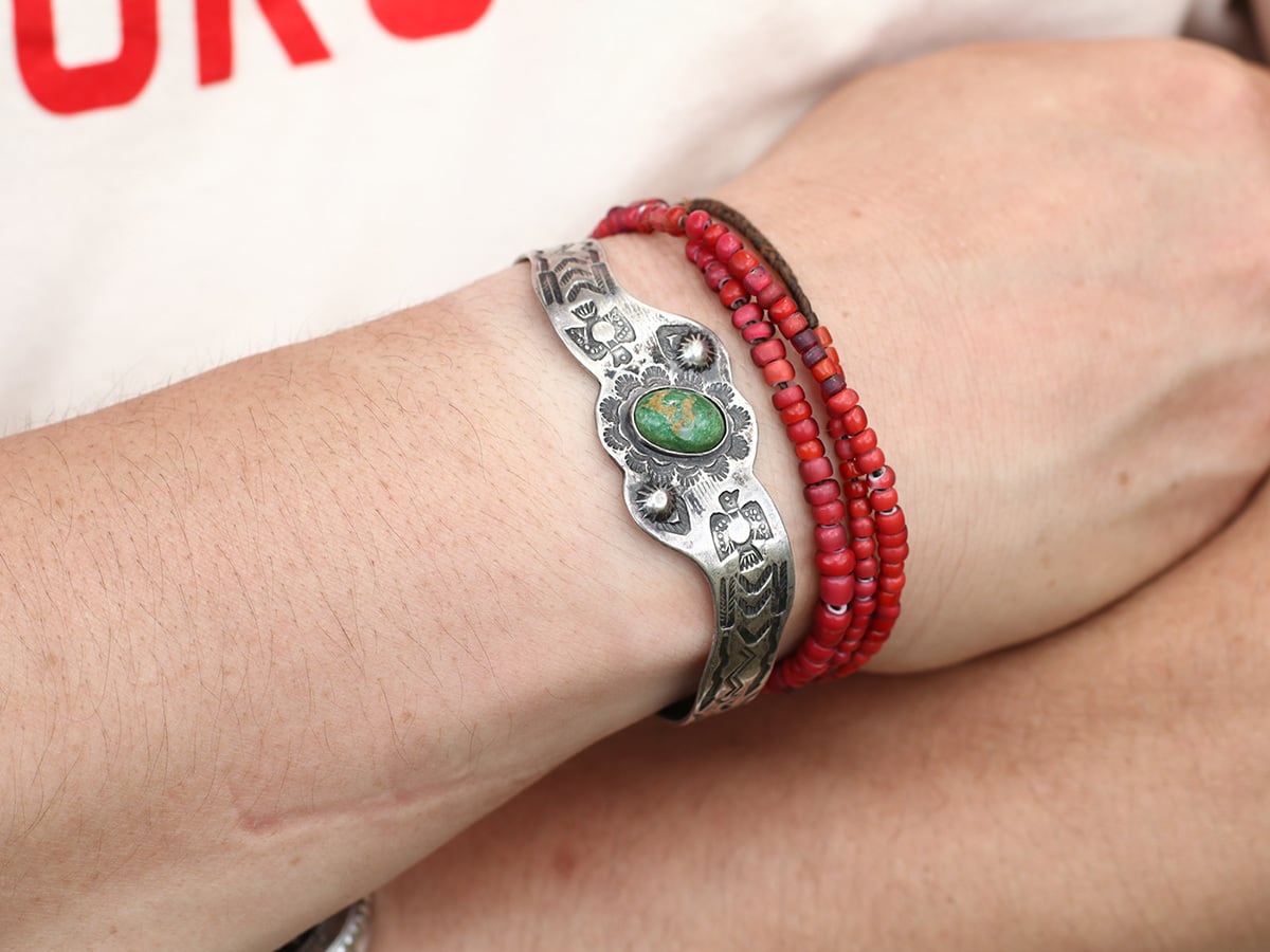 NAVAJO ナバホ 1930's~ Vintage Navajo Snakes Bangle シルバー