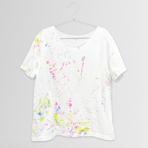 COLOR DROPS T-SHIRT M - カラードロップスTシャツ #06