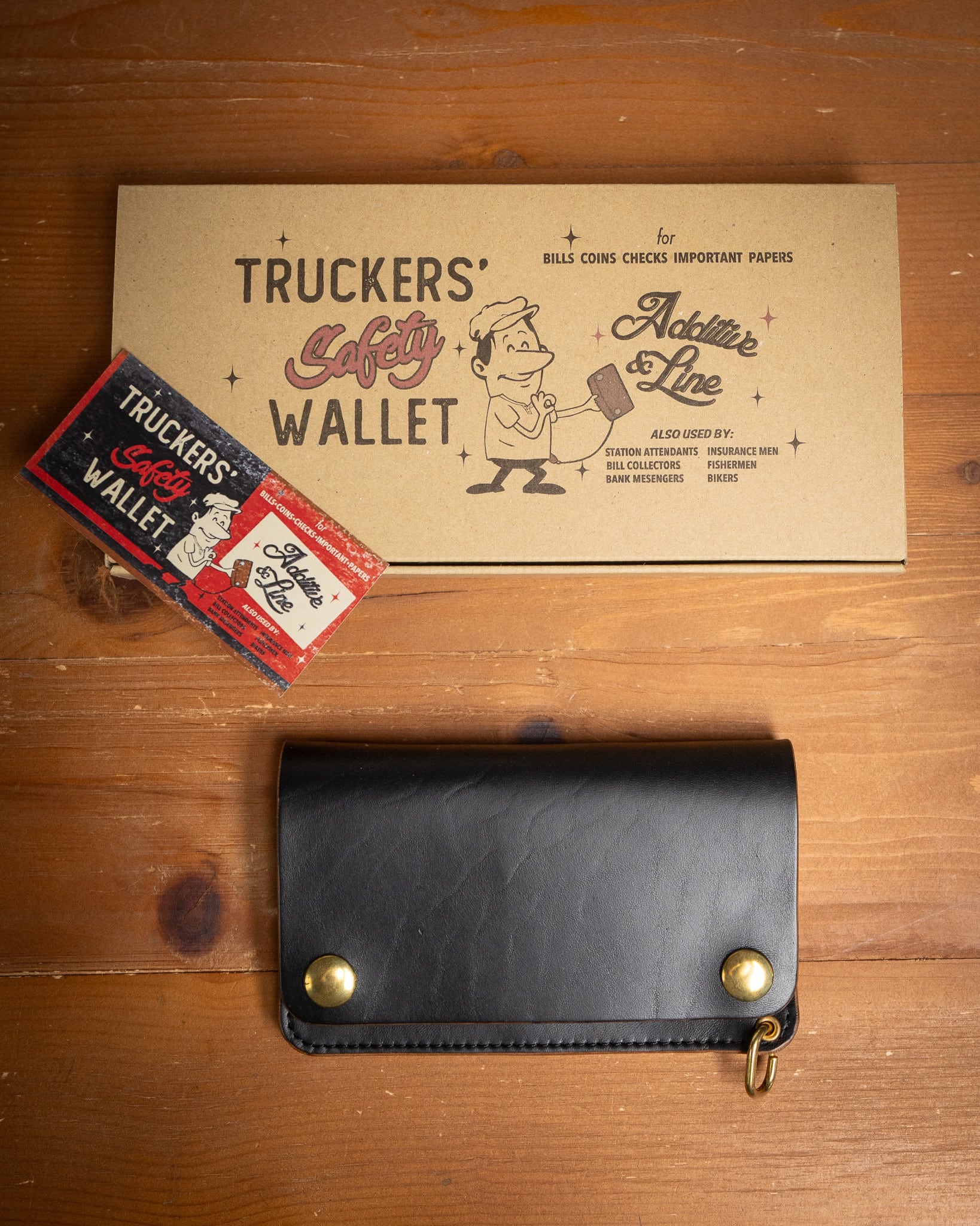 Additive and Line】Middle Tracker Wallet MTW-004 Maryam Horse Butt