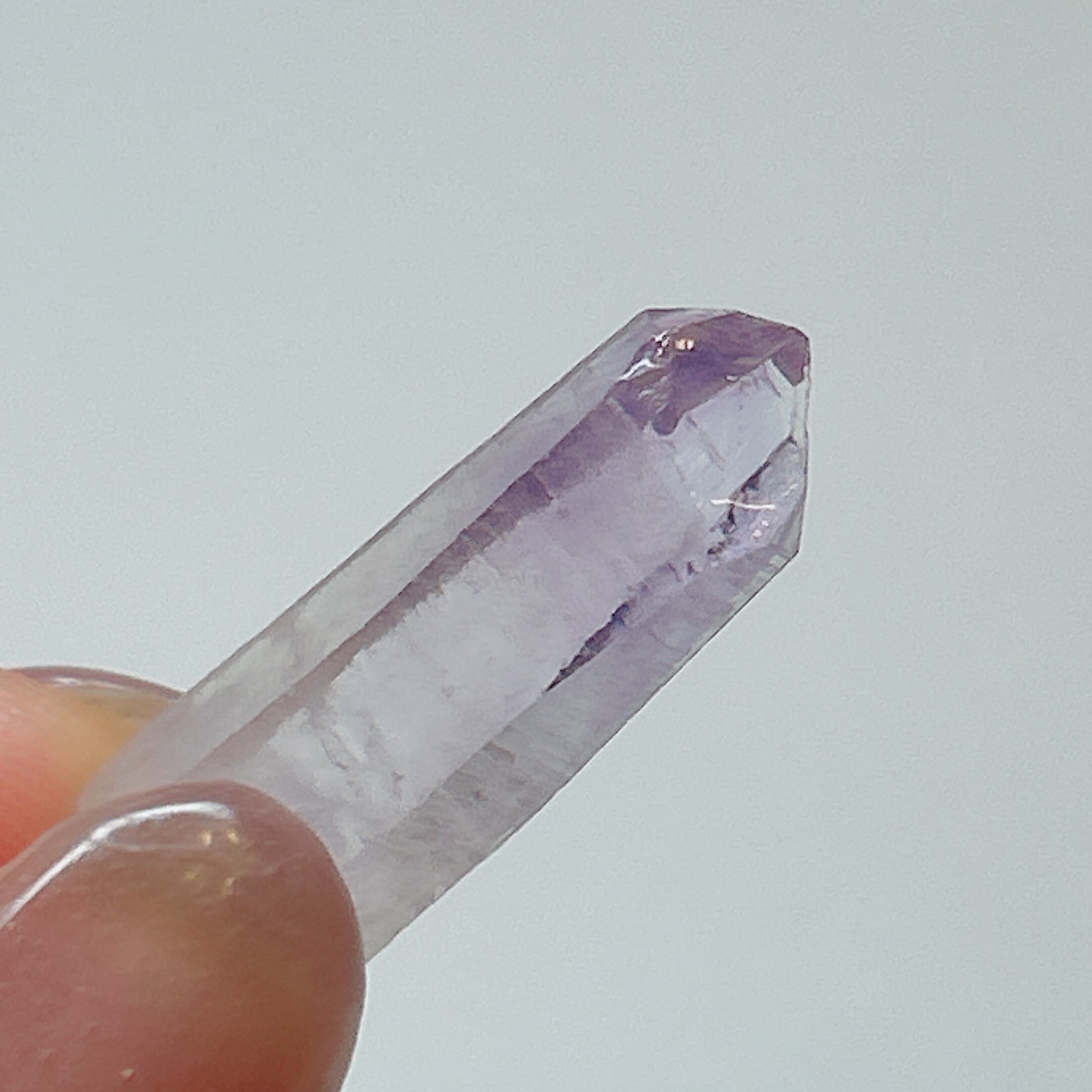 ヒマラヤ産　本水晶 E18286】ヒマラヤ水晶 ヒマラヤ産 マニカラン産 水晶一本剣 単結晶