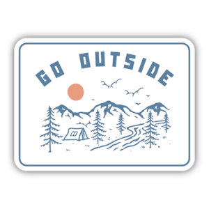 Go Outside Sticker