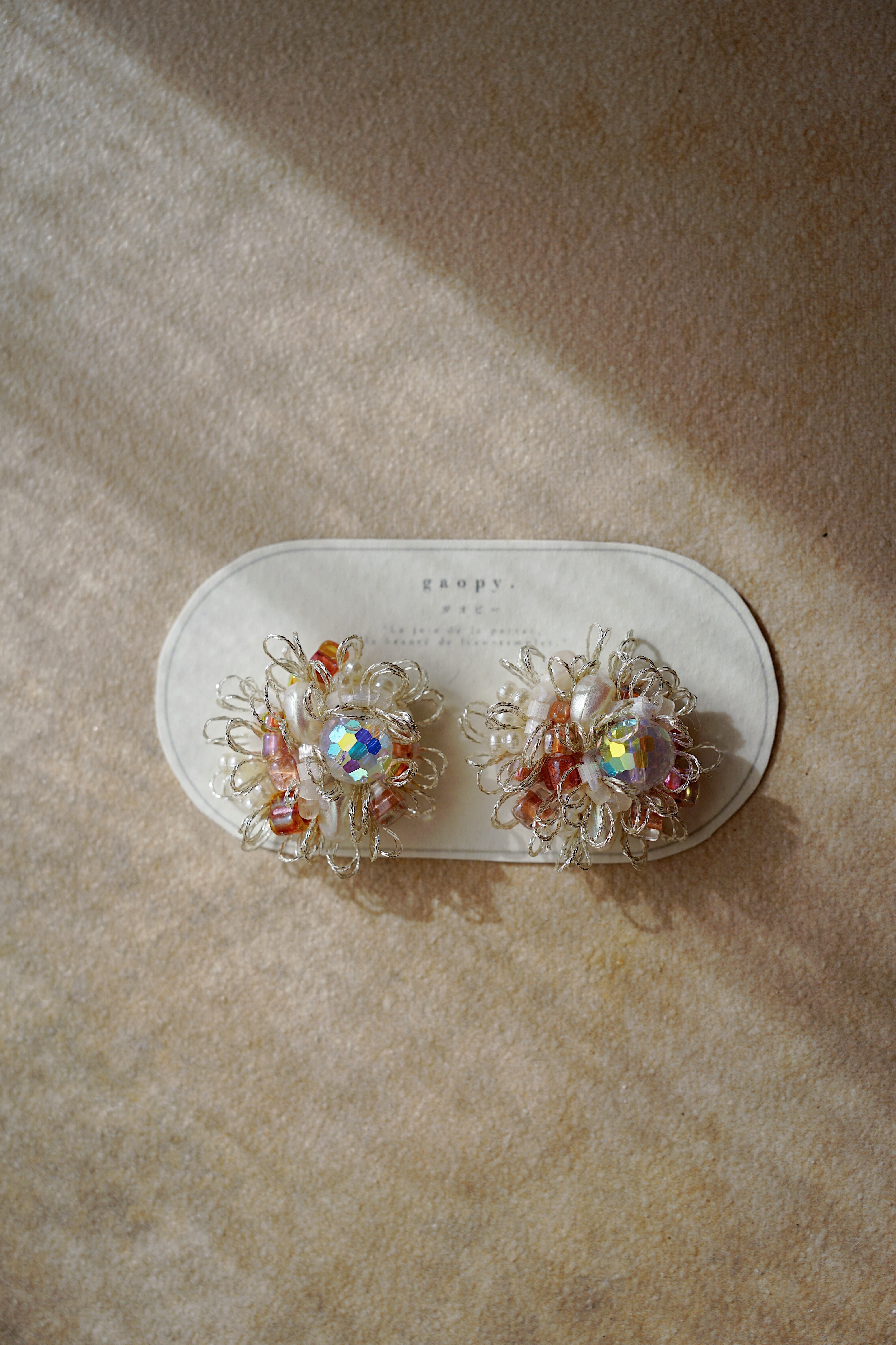 小粒/ pink orange