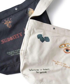 Subciety / Newspaper bag / ニュースペーパーバッグ / 152-88172 / OFF WHITE