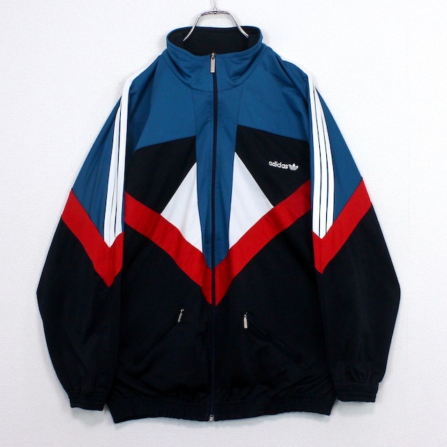 【Caka act2】"adidas" Swiching Color Design Vintage Loose Track Jacket