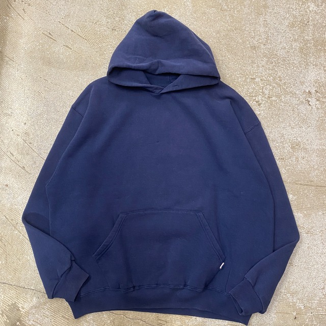 1990s~ RUSSEL SWEAT PARKA NAVY