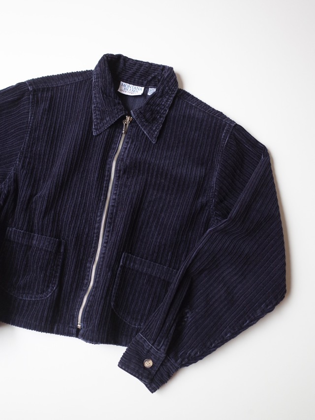 Corduroy short length jacket