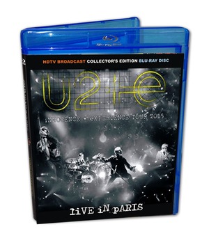 NEW  U 2 iNNOCENCE + eXPERIENCE TOUR 2015 : LIVE IN PARIS   1BLURAY  Free Shipping