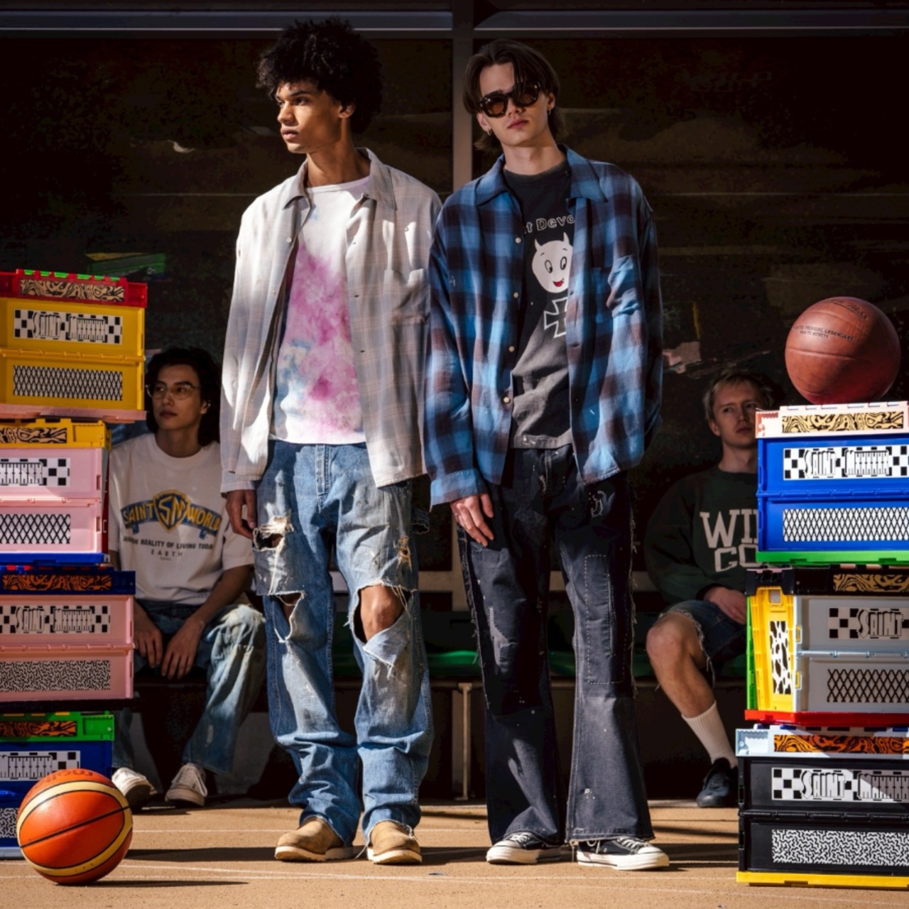 【SAINT Mxxxxxx】RAYON SHIRT/CHECKSM-MK8-0000-046 - 2