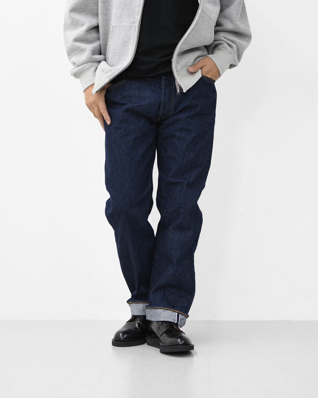 orslow [オアスロウ] SHORT LENGTH 105 STANDARD SELVEDGE DENIM [01