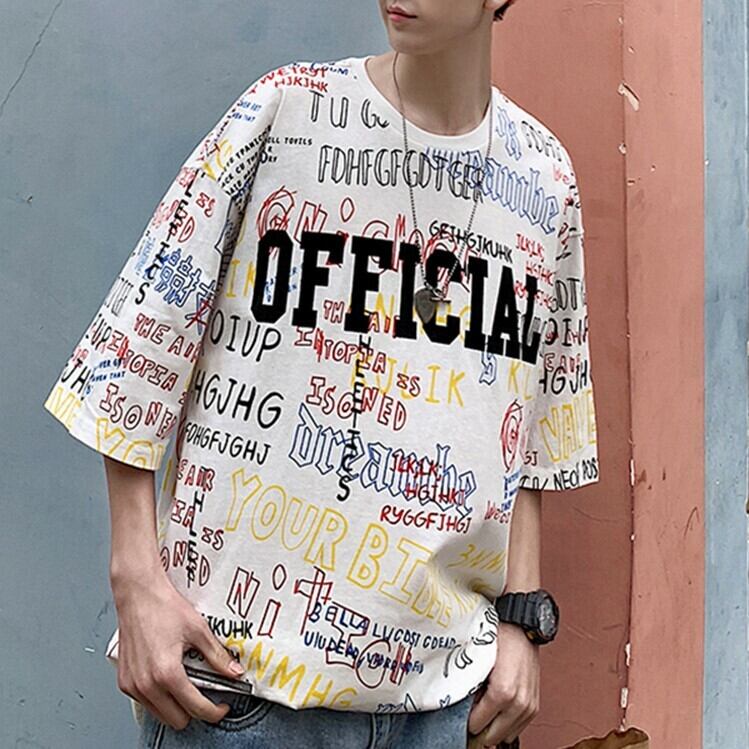 全1色 Tシャツ カットソー プリント カジュアル おしゃれ