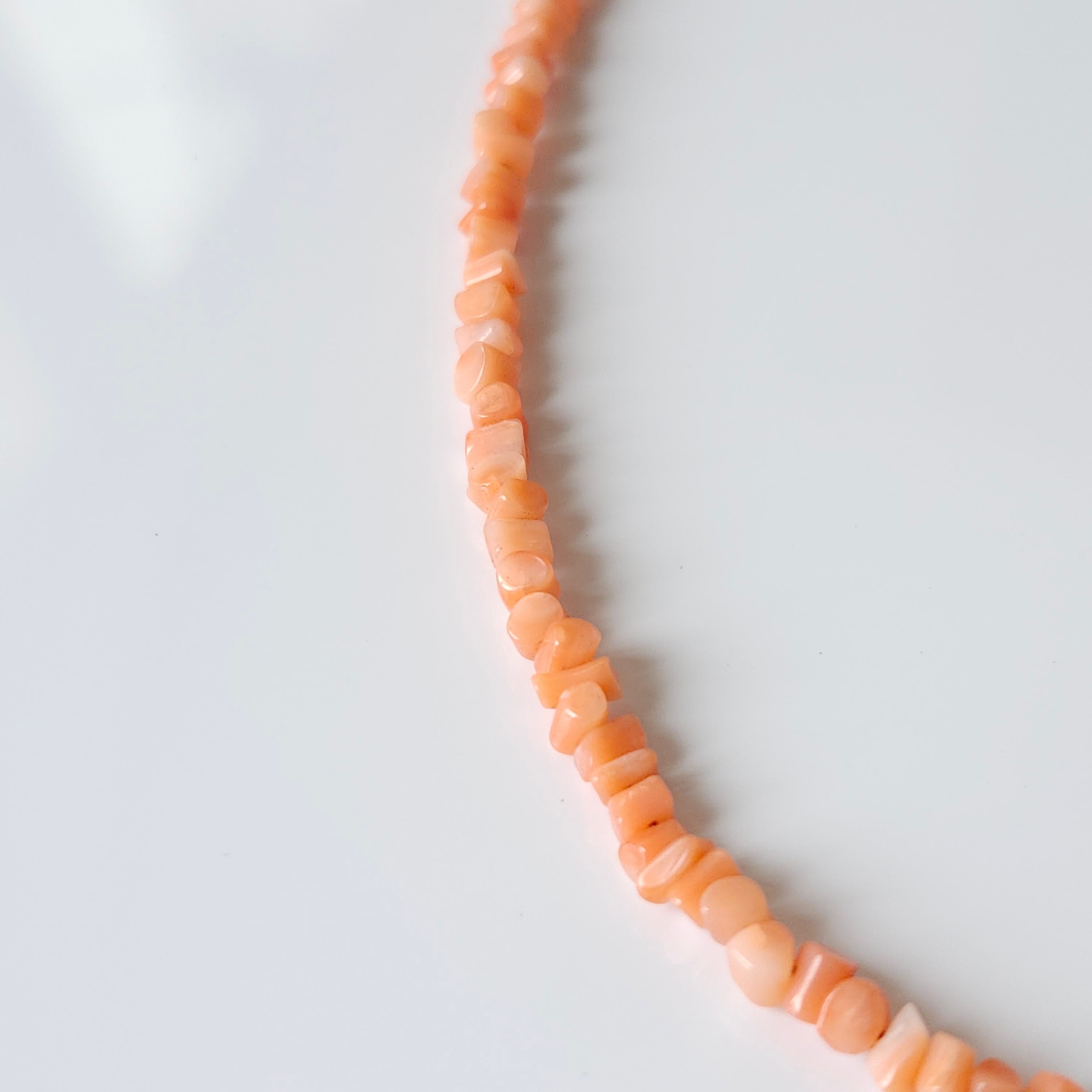 深海珊瑚 ネックレス 013 【商品紹介動画が商品説明からご覧いただけ