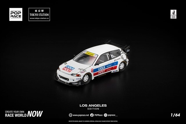 POP RACE / ポップレース　1/64 パンデム EG6 ホワイト LA限定エディション　PR640415
