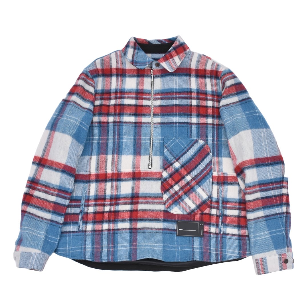 WE11DONE】CHECK ANORAK WOOL SHIRT | AYIN WE11DONE】CHECK ANORAK WOOL SHIRT | AYIN