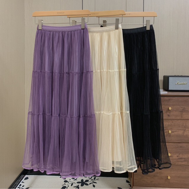 ティアードデザインチュールスカート　r001119