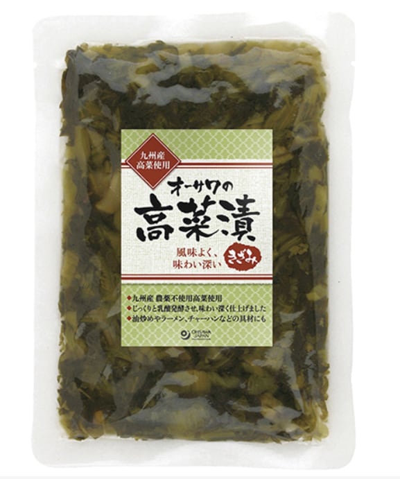 オーサワの高菜漬（きざみ）130g　彩食美