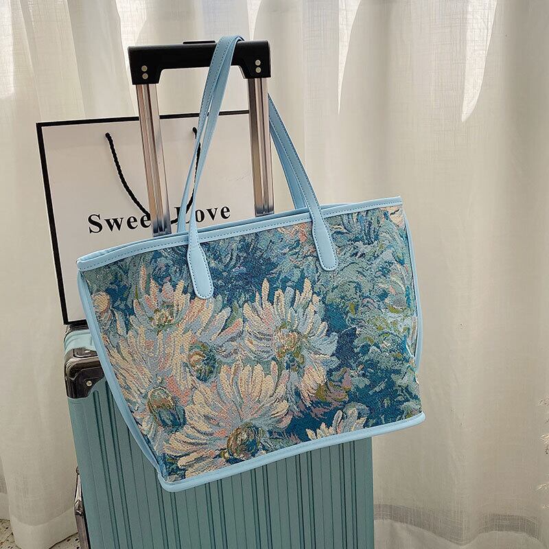 サマー刺繍 夏物 トートバッグ Tiancai_Wing_Bag56805013152