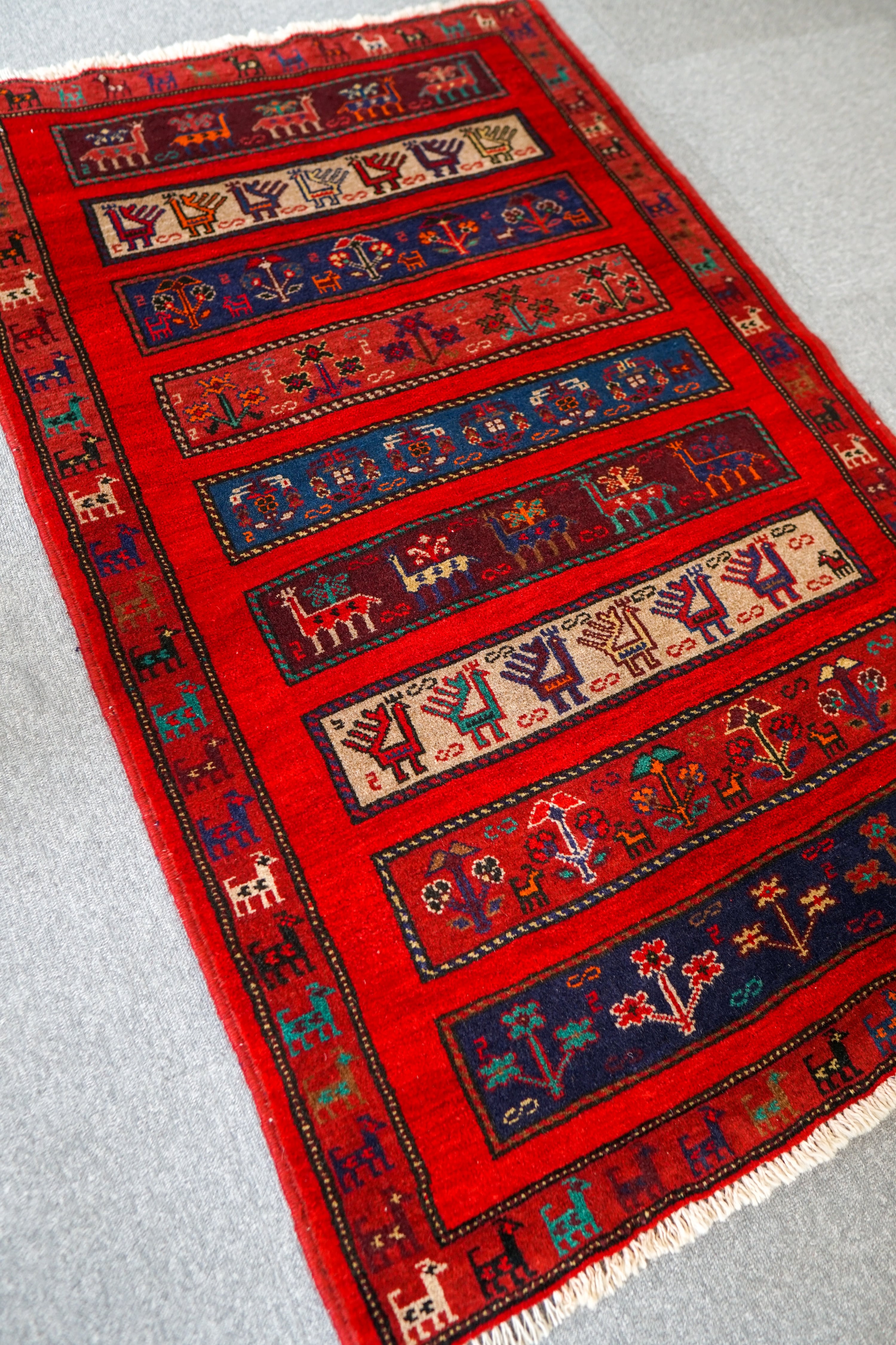 143×90cｍ 【ペルシャ絨毯 トライバルラグ バルーチ】 | Decorworks