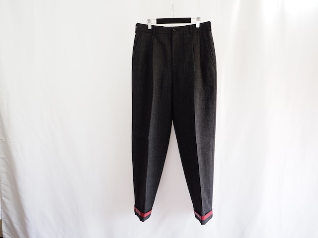 COMME des GARCONS HOMME AD1996 red line slacks M