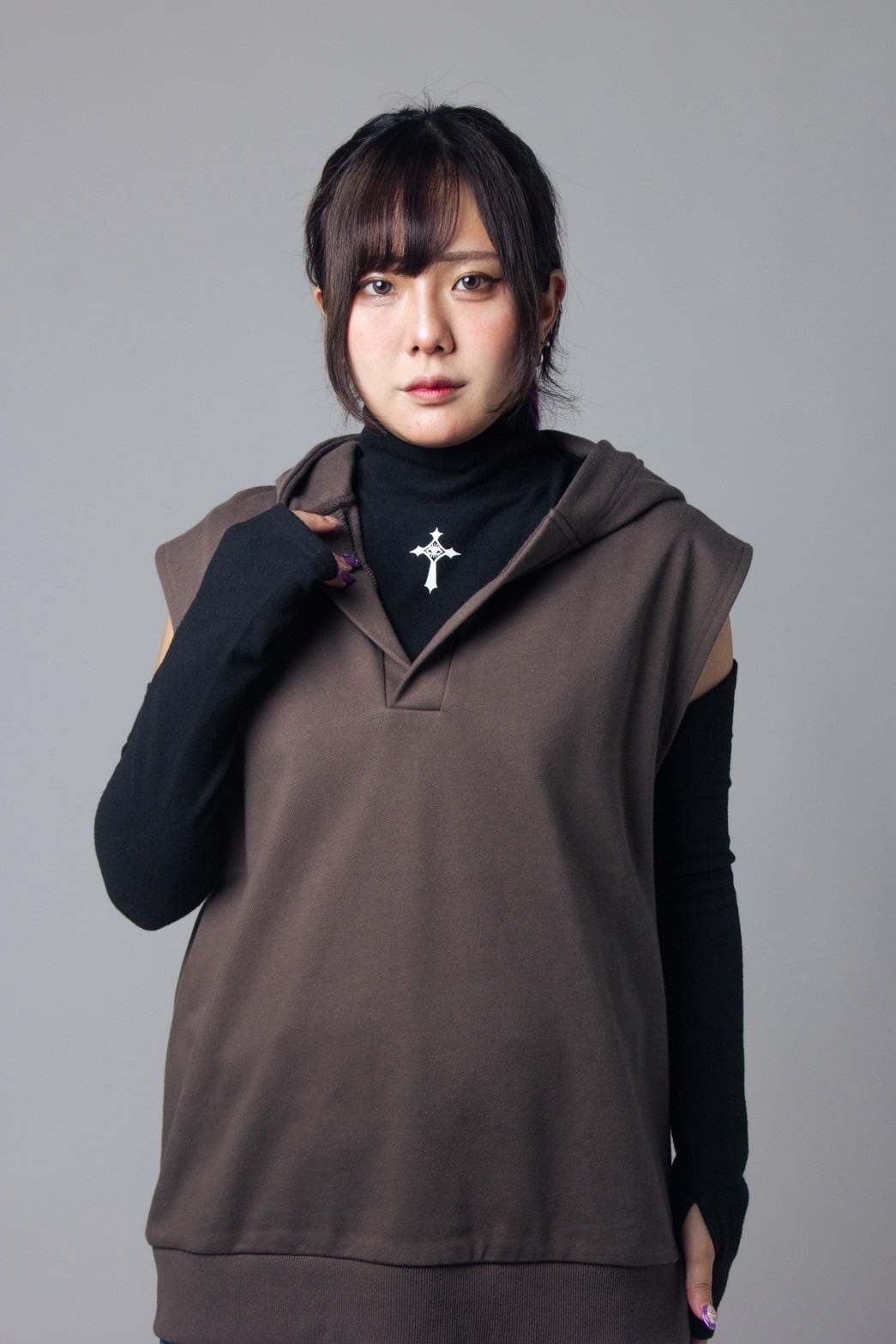 sleeveless hoodie | ENN SHOP