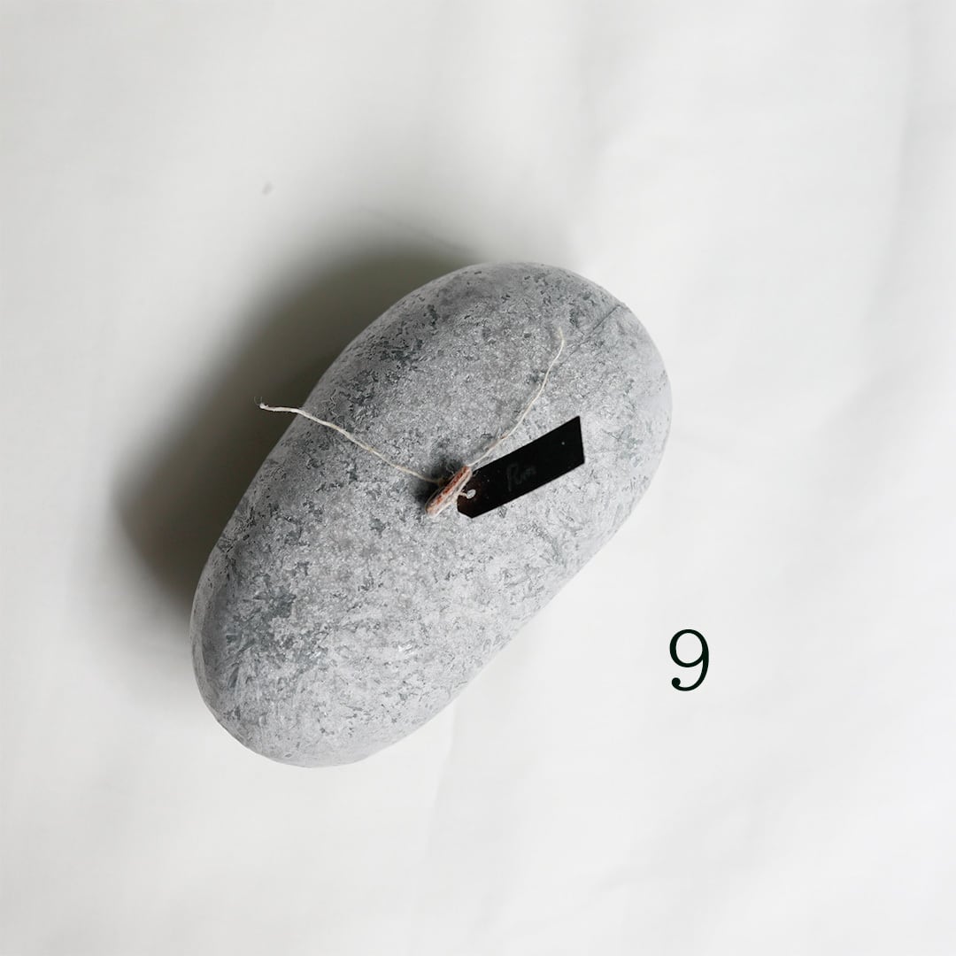 Pum (パム) Stone Candle M ﾗｳﾝﾄﾞA(細長) キャンドル | FREEPARK