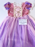 クーポンで2,980円→1,773円【即納】110/120/130訳あり品ラプンツェル風ロングタイププリンセスドレス［ラプンツェル プリンセスドレス ドレス］