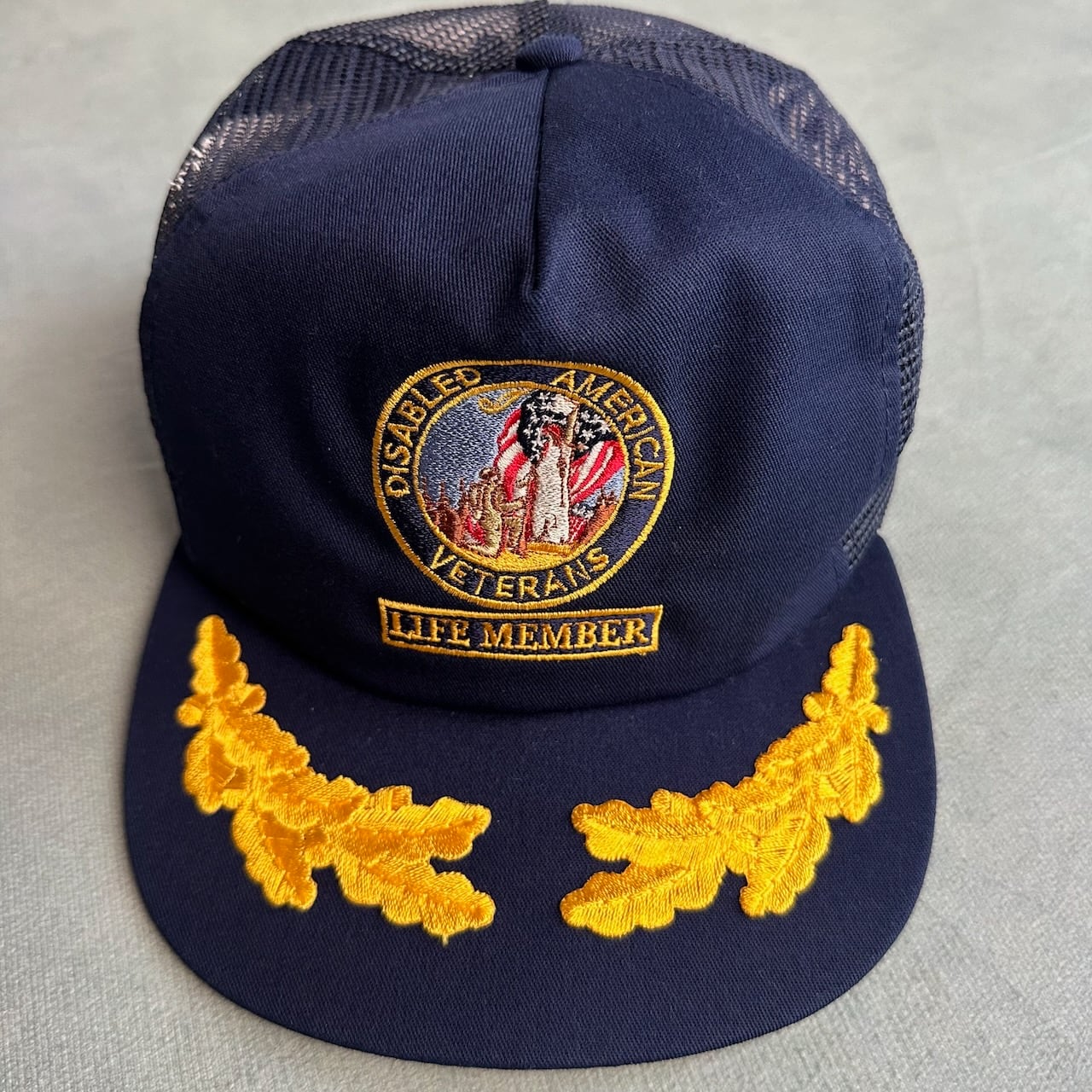 USA製 月桂樹 ミリタリー フリーサイズ メッシュキャップ 帽子