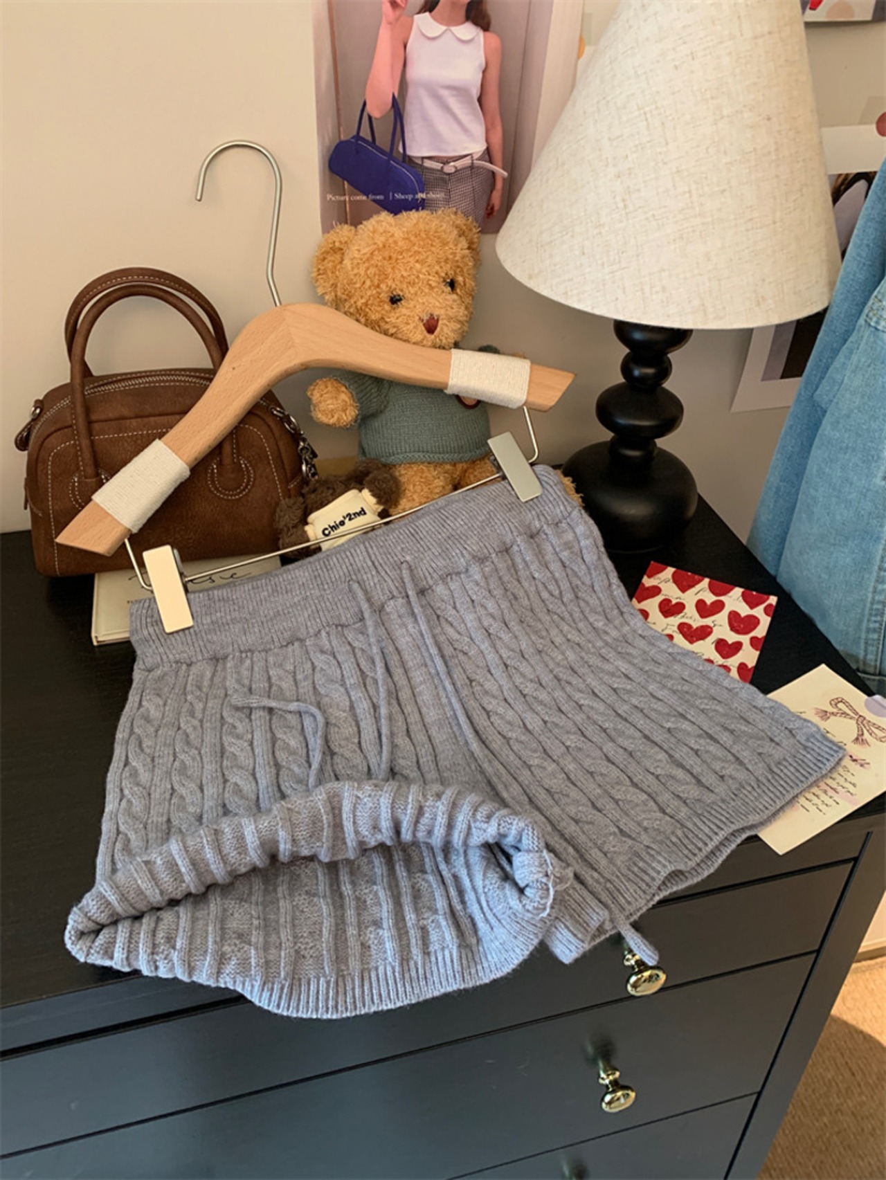 ニットガーリーショートパンツ LK1810