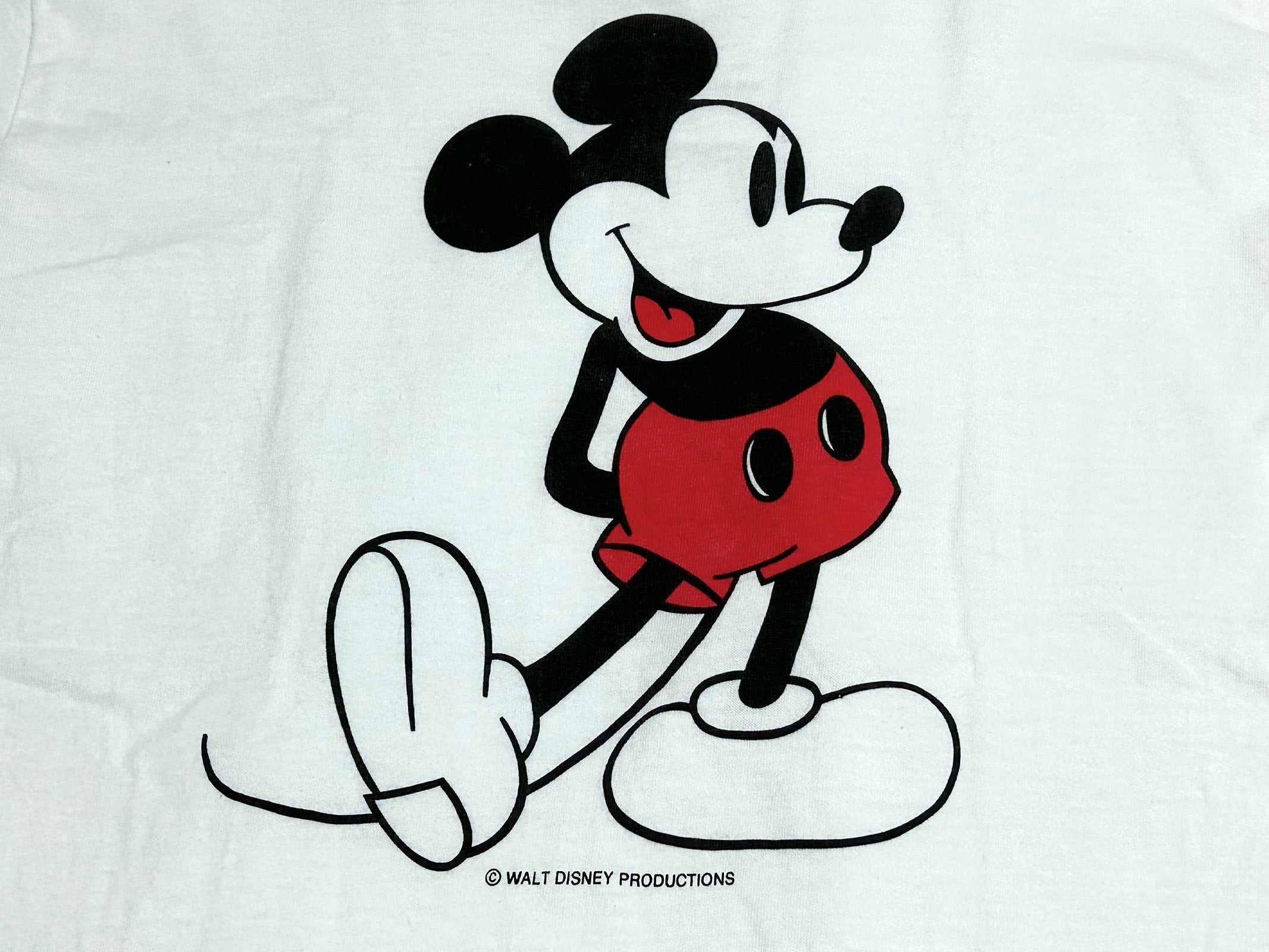 WALT DIESNEY WORLD MICKEY MOUSE ミッキーマウス リンガーT キャラクタープリントTシャツ メンズXL /eaa331772eaa331772取扱店
