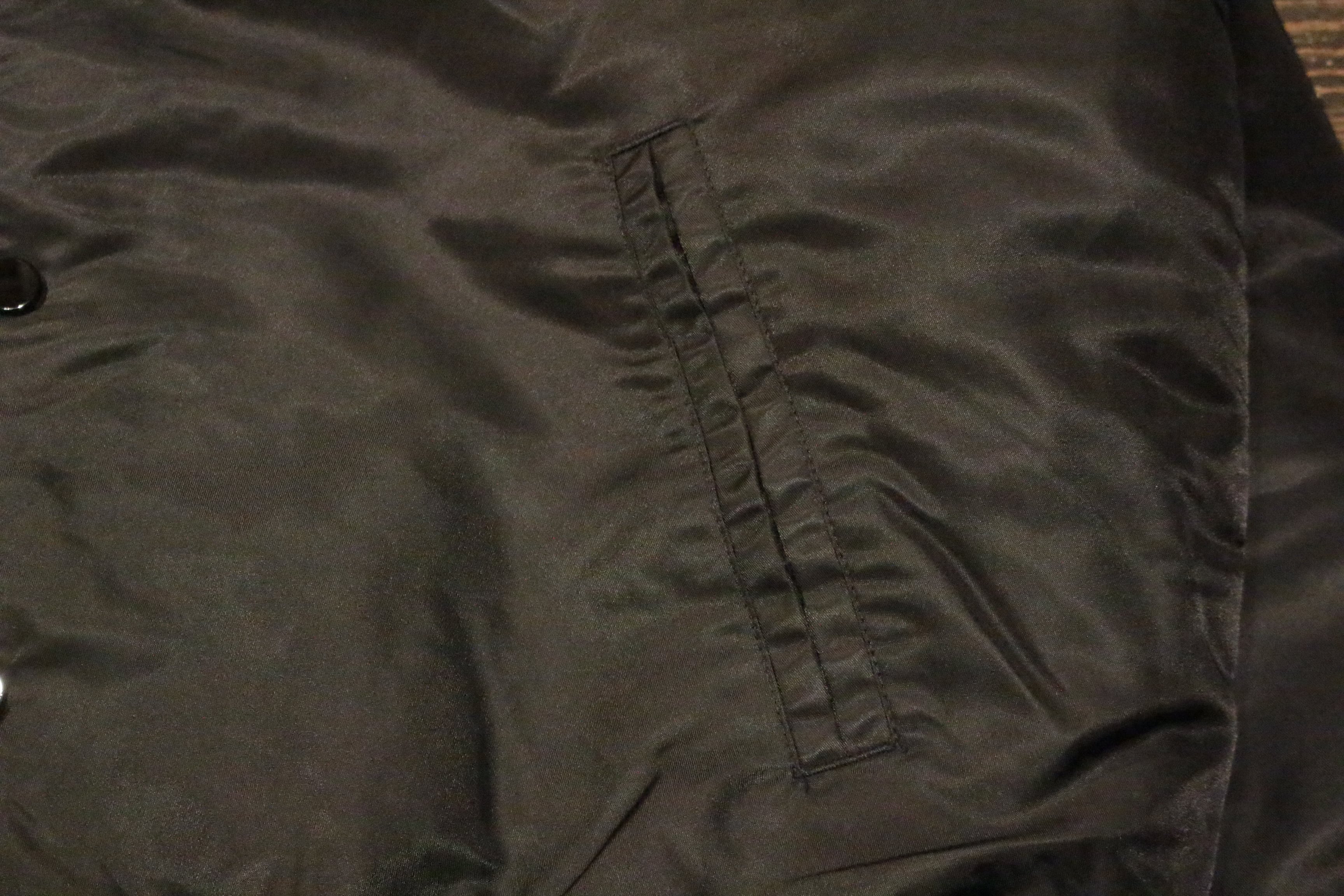 HIDE AND SEEK】Stadium Jacket (25aw) -BLACK (ハイドアンドシーク