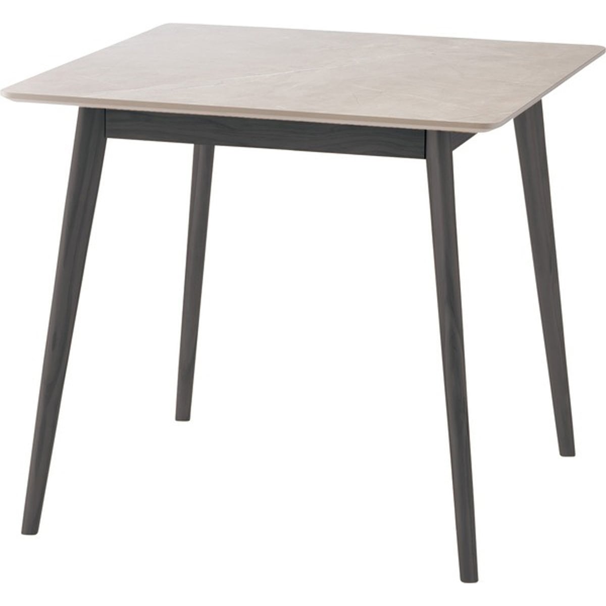 スクエアテーブル 大理石調 大理石 韓国インテリア シンプル おしゃれ スタイリッシュ テーブル ダイニングテーブル 正方形 幅80cm 80×80 机 つくえ 食卓 韓国 北欧 ストーン かわいい コンパクト グレー 灰色 ブラック 黒 ホワイト 白