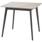 スクエアテーブル 大理石調 大理石 韓国インテリア シンプル おしゃれ スタイリッシュ テーブル ダイニングテーブル 正方形 幅80cm 80×80 机 つくえ 食卓 韓国 北欧 ストーン かわいい コンパクト グレー 灰色 ブラック 黒 ホワイト 白