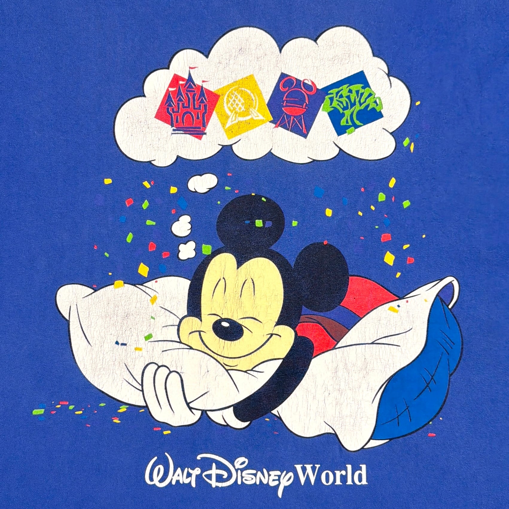 Men's】 90s Disney ミッキー イラスト Tシャツ / アメリカ製 USA製 90