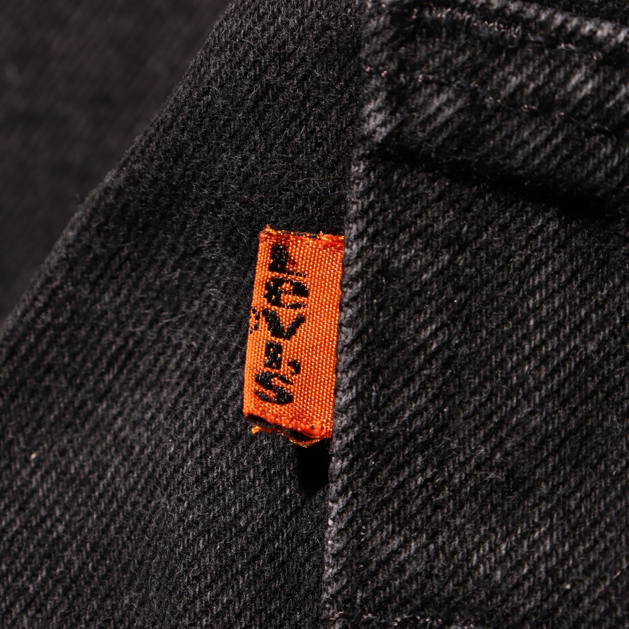 美品 30×30 Levi’s 550 USA オレンジタブ サルファーブラックデニムパンツ リーバイス