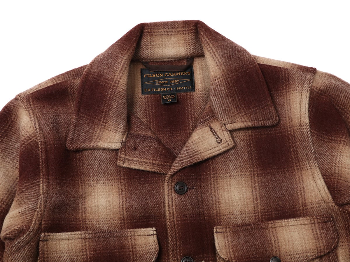FILSON フィルソン BROWN×TAN OMBRE マッキーノクルーザー ジャケット