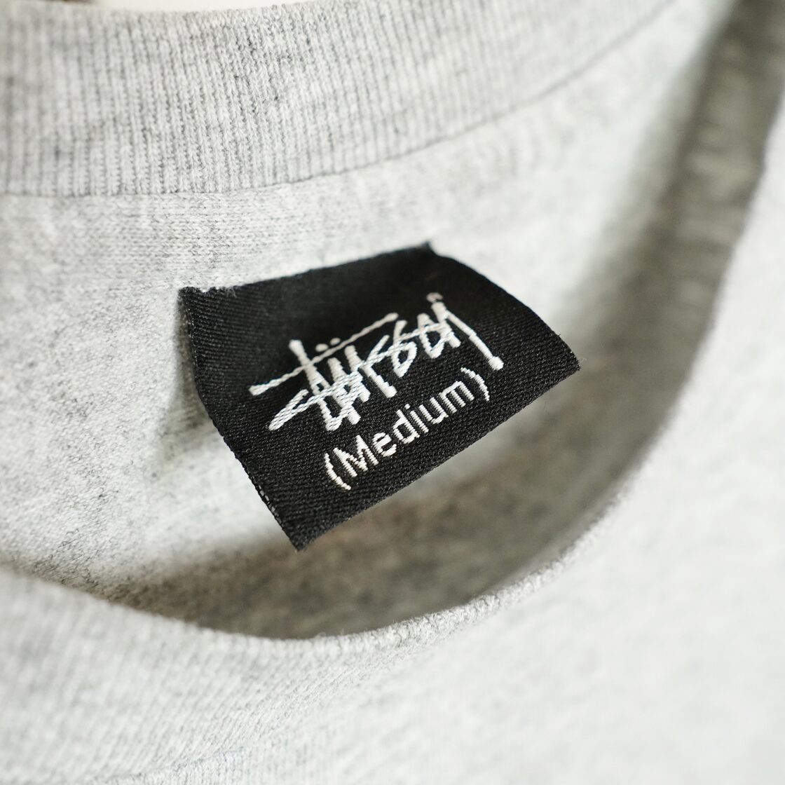 00s Old Stussy ステューシー／紺タグ・毛沢東・カモ柄／グレー／T