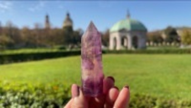 【宮廷庭園でアチューメント】【超美石】美しい透明感♪　フローライト　ポイント　6203*20241116