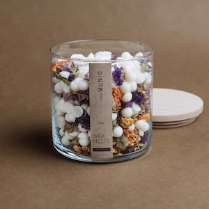 MUNIO Soy wax melts in glass votive / ムニオ ソイワックス メルツ イン グラス