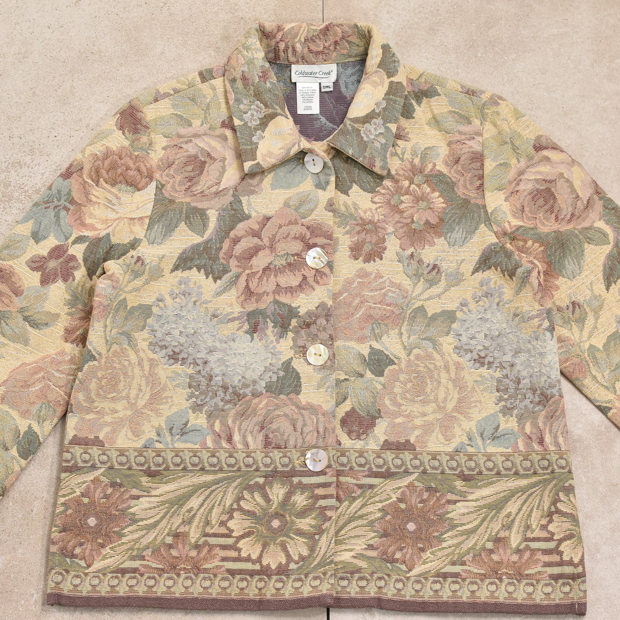90s～ Coldwater Creek tapestry jkt | 古着屋 grin days memory
