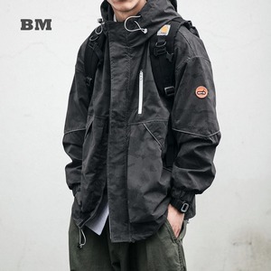 Military Cargo Hoodie Jacket【B0091】