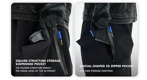 REINDEE LUSION 24SS サムライファンクショナル マルチポケット 3Dカットロングパンツ